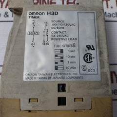 Omron H3D Timer 5A 250Vac 50/60Hz