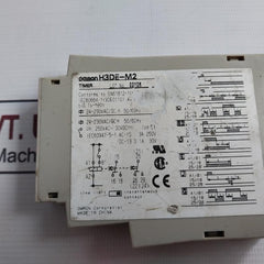 Omron H3De-m2 Timer Relay Mode A 24–230Vac/Dc 50/60Hz