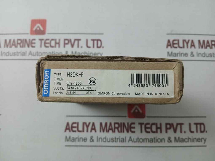 Omron H3Dk-f Timer 0.1S-1200H 250V Ac 30V Dc 5A 3264626-8A