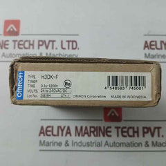 Omron H3Dk-f Timer 0.1S-1200H 250V Ac 30V Dc 5A 3264626-8A