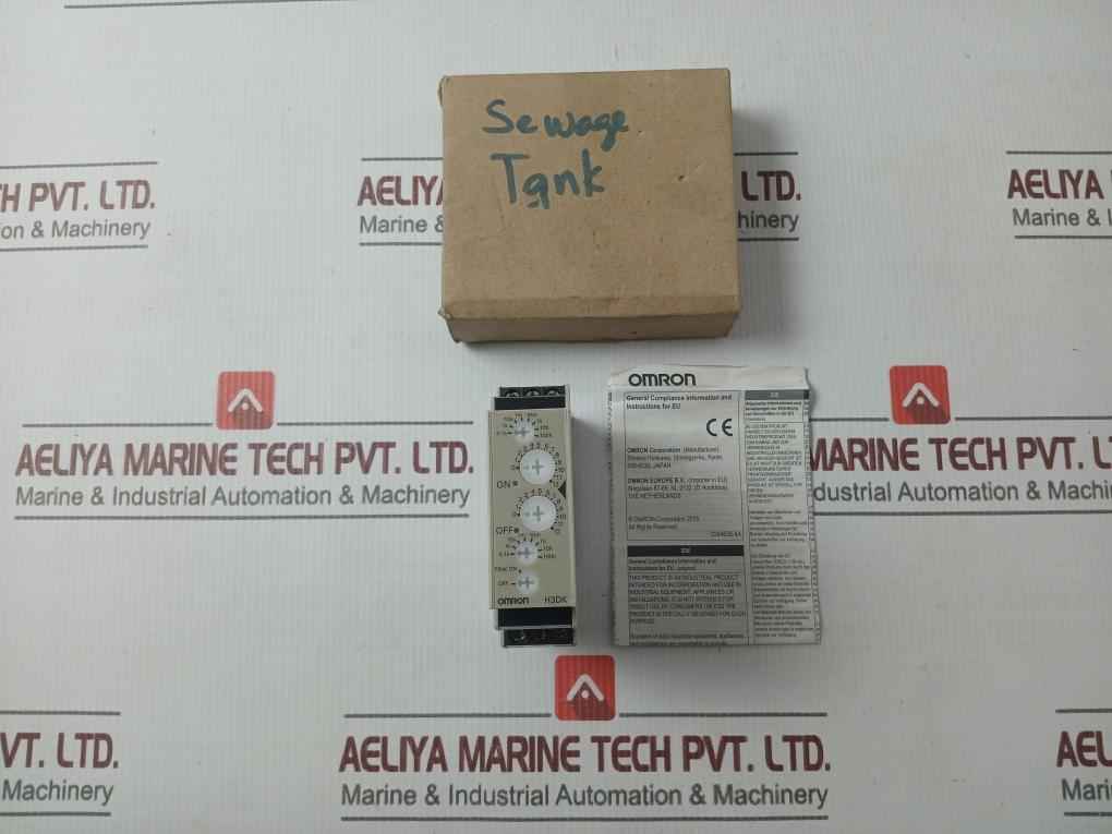 Omron H3Dk-f Timer 0.1S-1200H 250V Ac 30V Dc 5A 3264626-8A