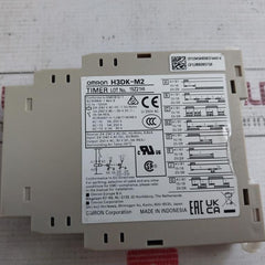 Omron H3Dk-m2 Multifunction Timer Relay 24-240V Ac/Dc 50/60Hz Iec60664-1 4Kv/2