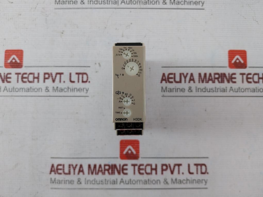 Omron H3Dk-m2 Solid-state Timer Iec60947-5-1 Ac-15 3A 250V 50/60Hz