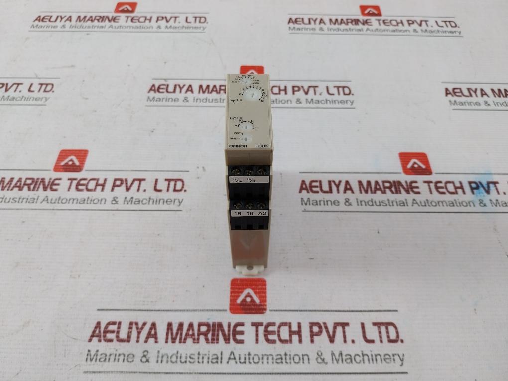 Omron H3Dk-s2 Solid-state Timer 250V Ac 30V Dc 5A 0.1S-1200H 50/60Hz 6.6Va