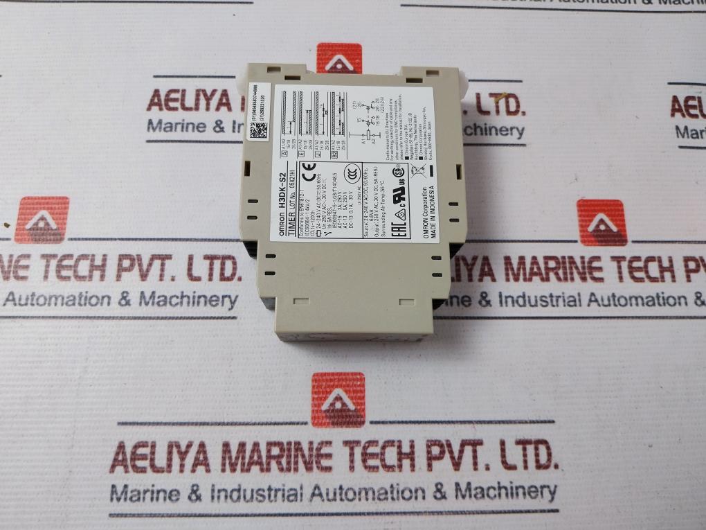Omron H3Dk-s2 Timer 24-240V Ac/Dc 50/60Hz 5A