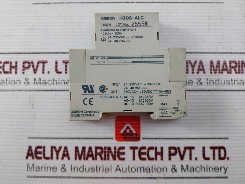 Omron H3Ds-alc Solid State Timer 0.1S-120H