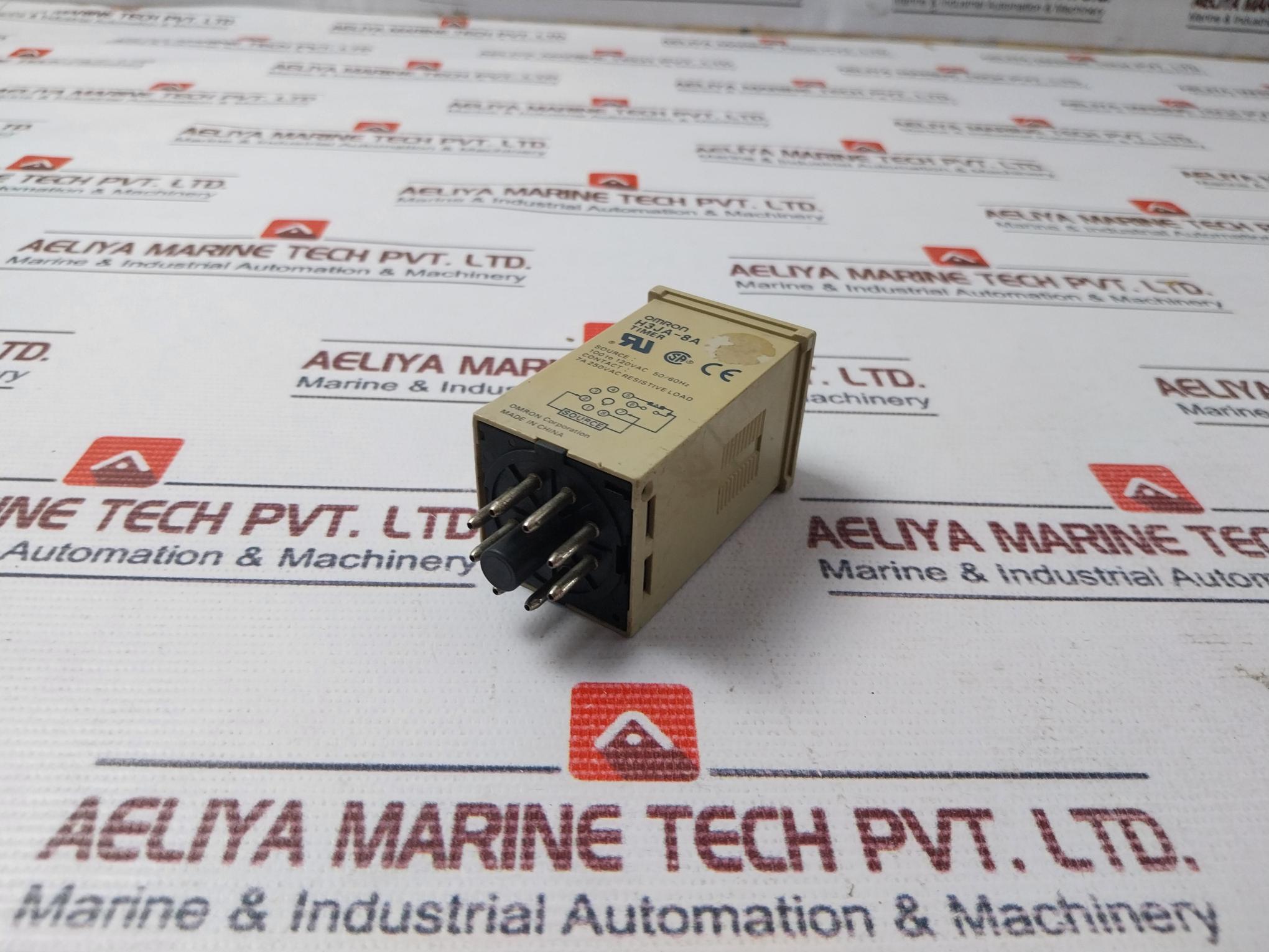 Omron H3Ja-8A Timer 7A 100 To 120Vac 50/60Hz