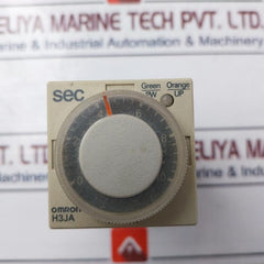 Omron H3Ja-8C Timer With Sr2P-06A Base 100 To 120 Vac 50/60 Hz
