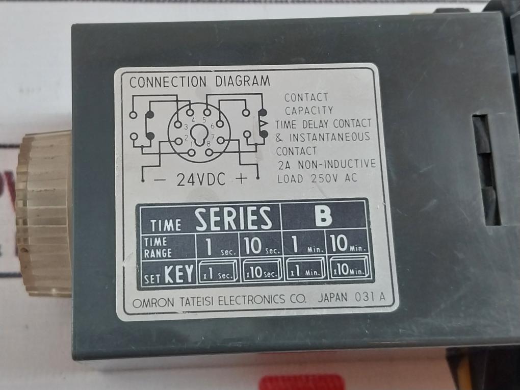 Omron H3L Solid State Timer With Base Series B