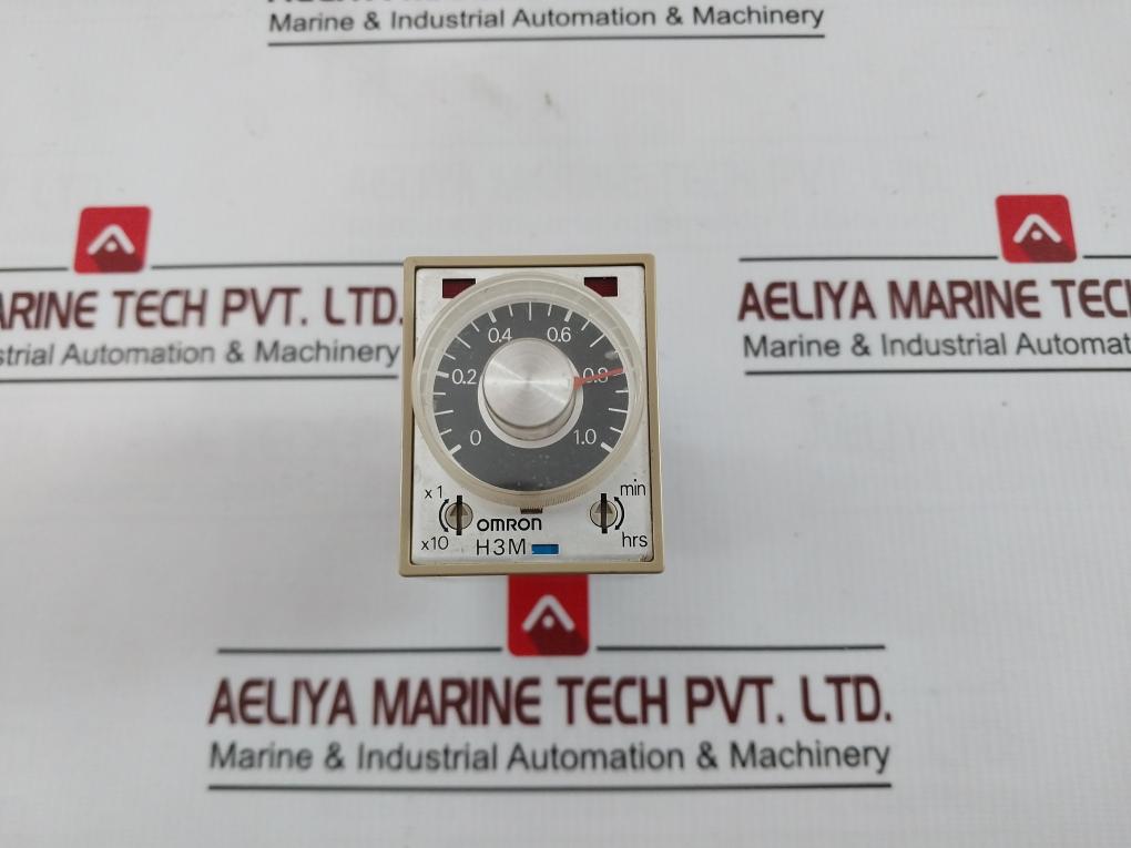 Omron H3M Solid-state Timer 100/110/120Vac 50/60Hz 06680N 5A 250Vac