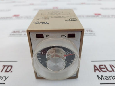 Omron H3M Solid-state Timer 100/110/120Vac 50/60Hz 06680N 5A 250Vac
