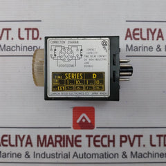 Omron H3M Solid State Timer 0-1.0 X 1 Min Time Series: D 200/220Vac 3A