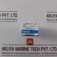 Omron H3Y-2-c Din Rail Mount Timer Relay 110Vac Gb14048.5 50/60Hz Oqs7Tkgh