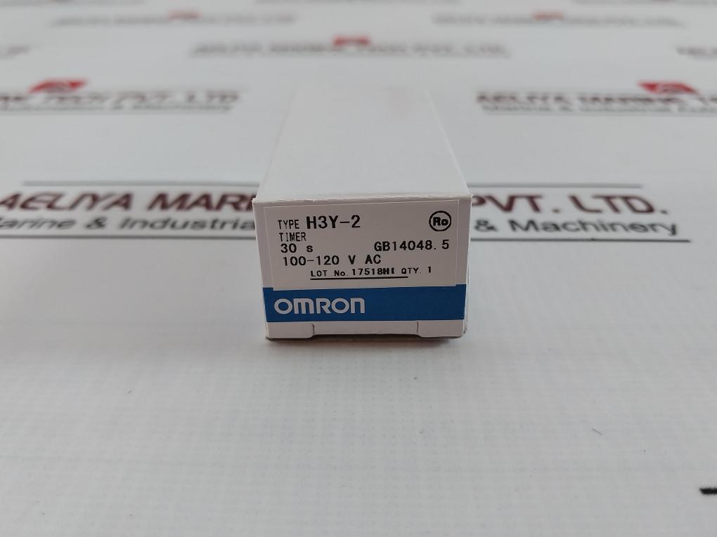 Omron H3Y-2 H3Y Series 8 Pin Solid-state Timer Module Ac 100–120V 50/60Hz