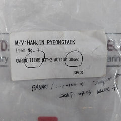 Omron H3Y-2 H3Y Series 8 Pin Solid-state Timer Module Ac 100–120V 50/60Hz