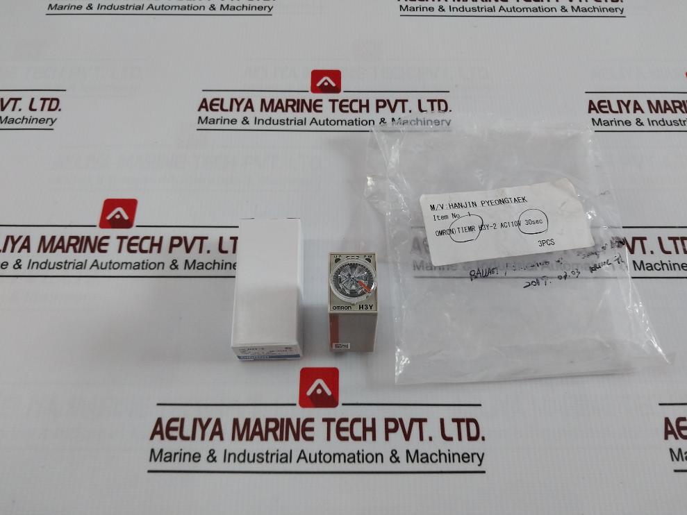 Omron H3Y-2 H3Y Series 8 Pin Solid-state Timer Module Ac 100–120V 50/60Hz