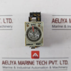 Omron H3y-2 Solid State Timer 0-60 Sec Ac110v 5a 250vac 7a Pyf08a