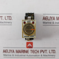 Omron H3Y-2 Solid State Timer Relay With Socket Base Pyf08A 0-10 Sec 100Vac 5A