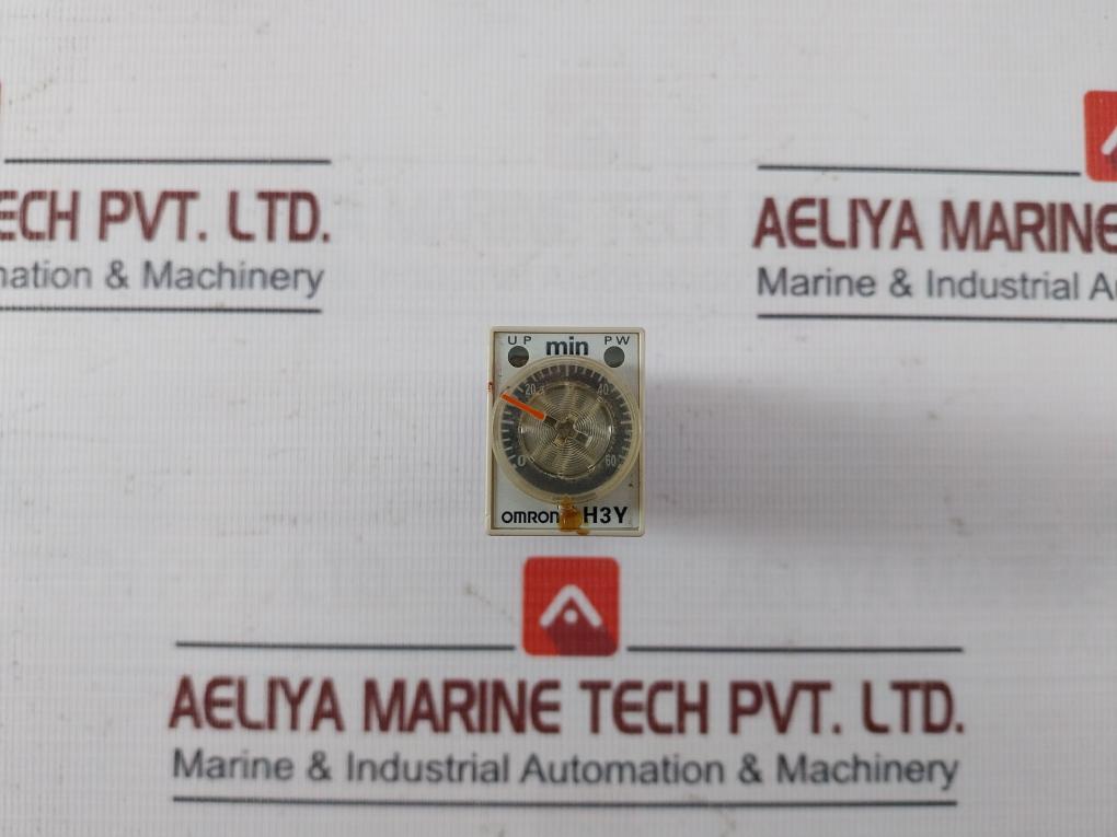 Omron H3Y-2 Timer 0-60 Min Ac24V 50/60Hz Ac250V, Dc30V 5A