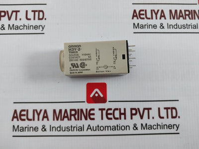 Omron H3Y-2 Timer 110Vac 5A 0-5 Min 250Vac 18Y40N