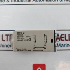 Omron H3y-2 Timer Relay 0-5 Sec 24vdc