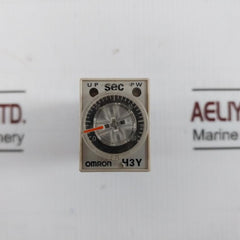 Omron H3y-2 Timer With Base Ac200-230v 50/60hz Ac250v, Dc30v 5a 0-60 Sec 2.5kv/2
