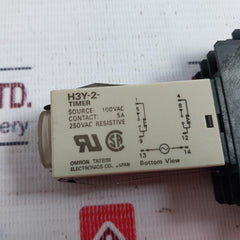 Omron H3Y-2 Timer With Socket 0-30 Sec