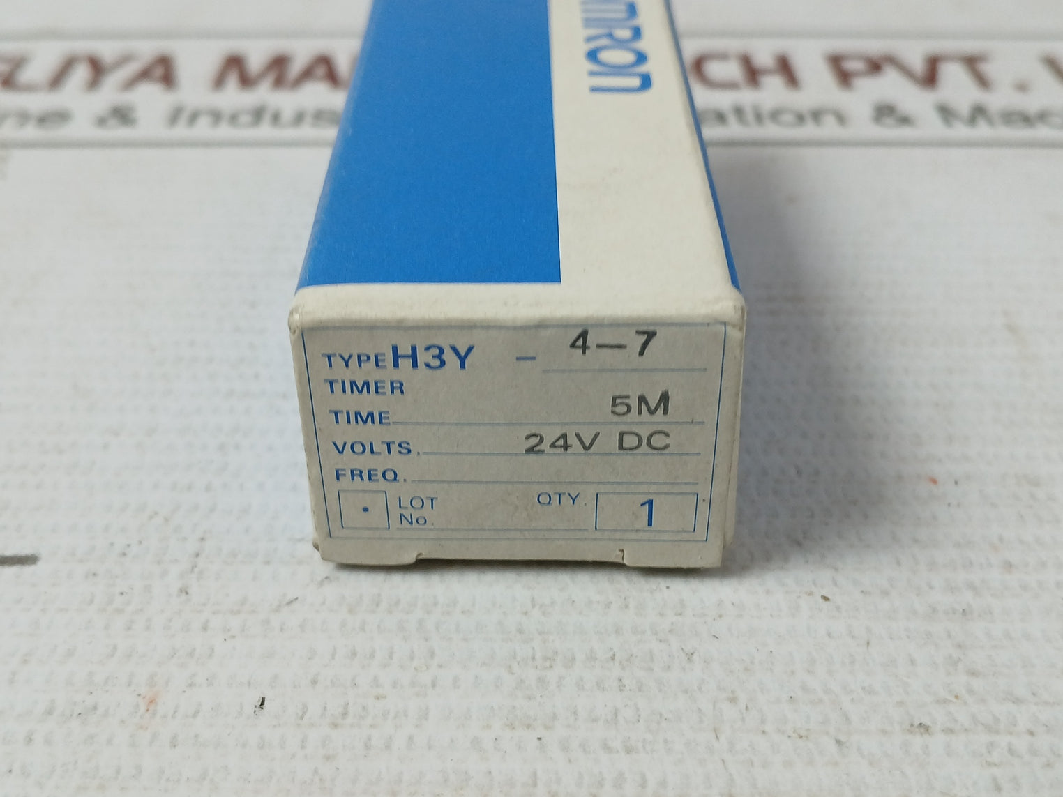 Omron H3Y-4-7 Delay Timer Relay 24Vdc 5M 3A