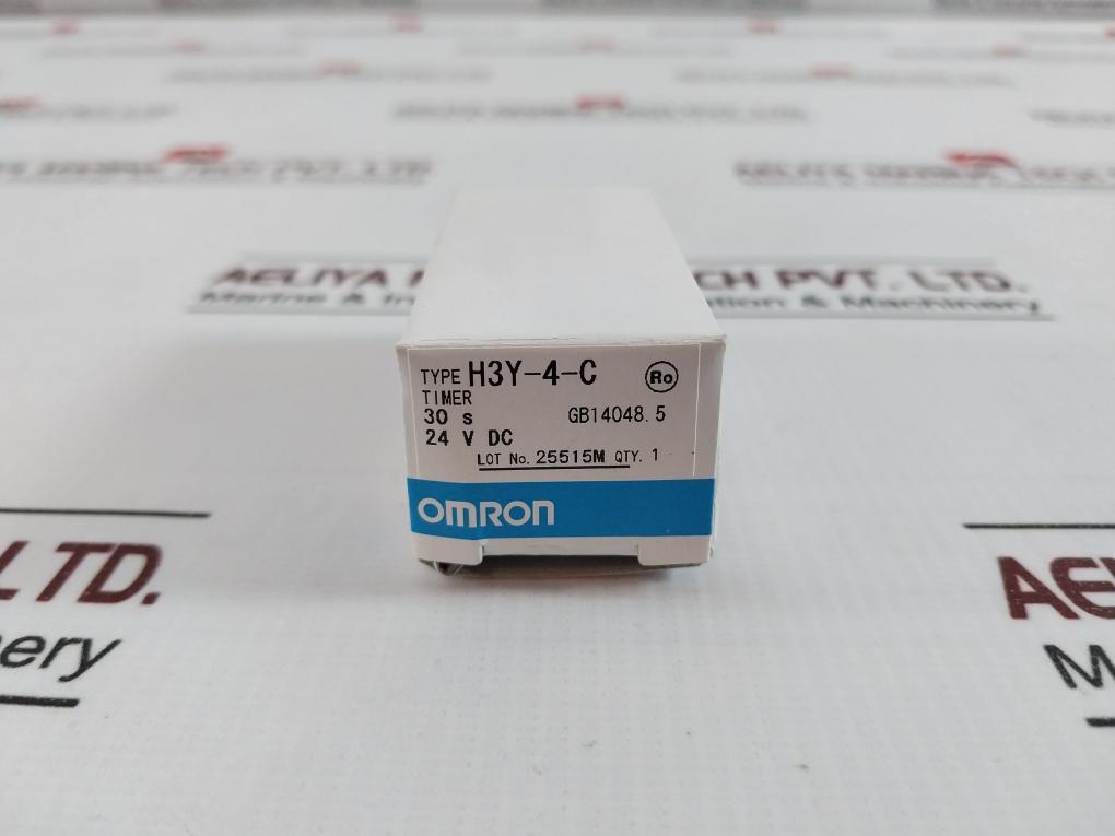 Omron H3Y-4-c Solid-state Timer Power On-delay 24Vdc Ac250V Dc30V 3A Gb14048.5