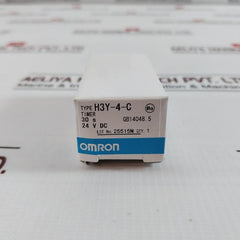 Omron H3Y-4-c Solid-state Timer Power On-delay 24Vdc Ac250V Dc30V 3A Gb14048.5