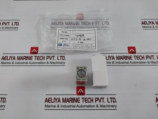 Omron H3Y-4-c Solid-state Timer Power On-delay 24Vdc Ac250V Dc30V 3A Gb14048.5