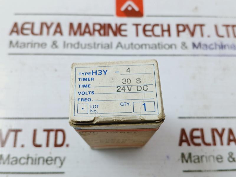 Omron H3Y-4 Solid State Timer 0-30 Sec 528200-0004 24Vdc