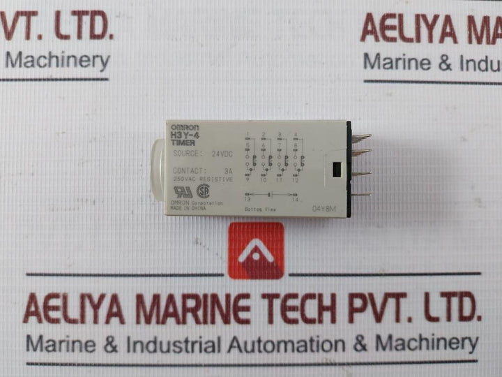 Omron H3Y-4 Timer 0-30 Sec 24Vdc 3A 250Vac 04Y8M