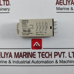 Omron H3Y-4 Timer 110Vac 3A 250Vac 0-30 Sec 07X40N