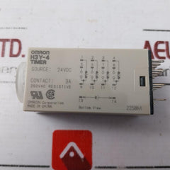 Omron H3Y-4 Timer Module 24Vdc 3A 250Va, 4 547648 115766