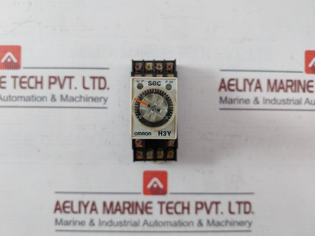Omron H3Y-4 Timer Module With Base 0-30 Sec 24Vdc 3A 09780N Kh-rs-14