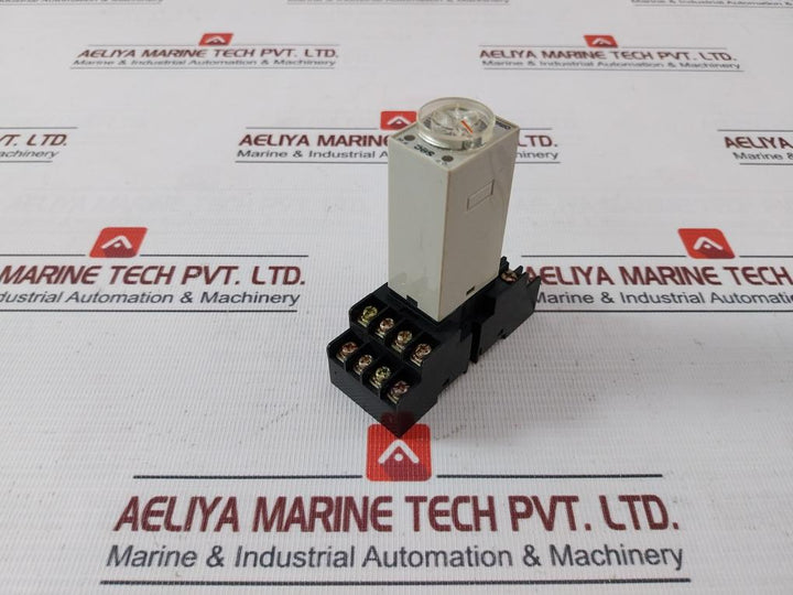 Omron H3Y-4 Timer Module With Base 0-30 Sec 24Vdc 3A 09780N Kh-rs-14