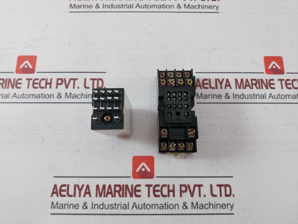 Omron H3Y-4 Timer Module With Base 0-30 Sec 24Vdc 3A 09780N Kh-rs-14