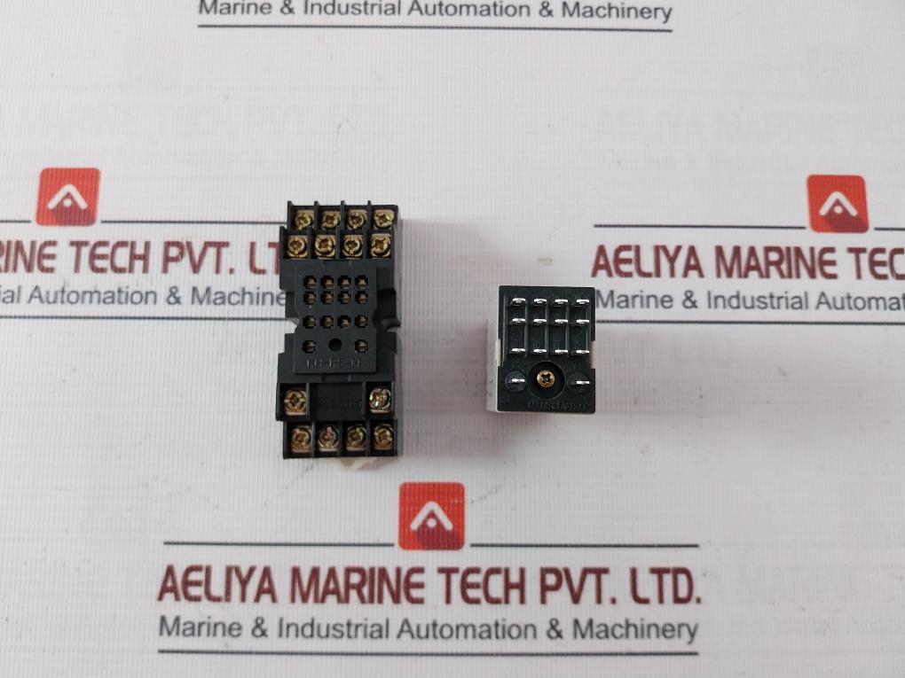 Omron H3Y-4 Timer Module With Base 24Vdc 07190N / Kh-rs-14 0–60 Sec