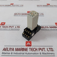 Omron H3Y-4 Timer Module With Base 24Vdc 07190N / Kh-rs-14 0–60 Sec