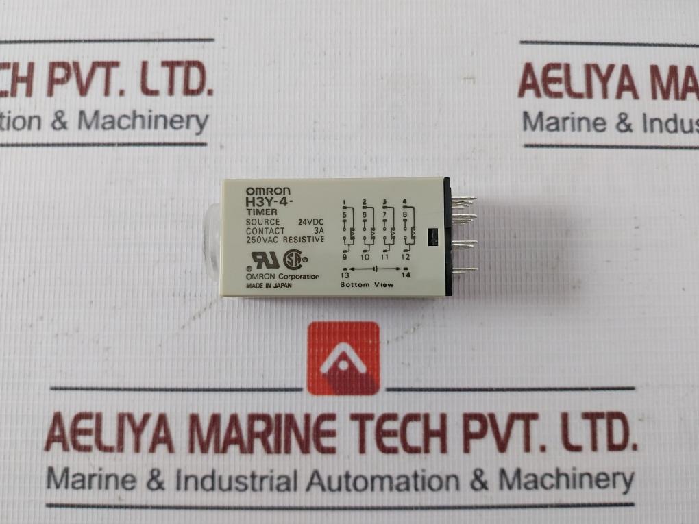 Omron H3Y-4 Timer Relay 30 Sec 24V Dc 3A 250Vac 1Ss-1-000-006 08240N
