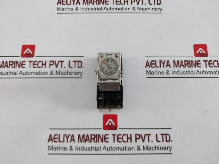 Omron H3Y-4 Timer Relay With Base 3A 24Vdc 0-30 Sec 250Vac 7A Kh-rs-14M 04Y8M