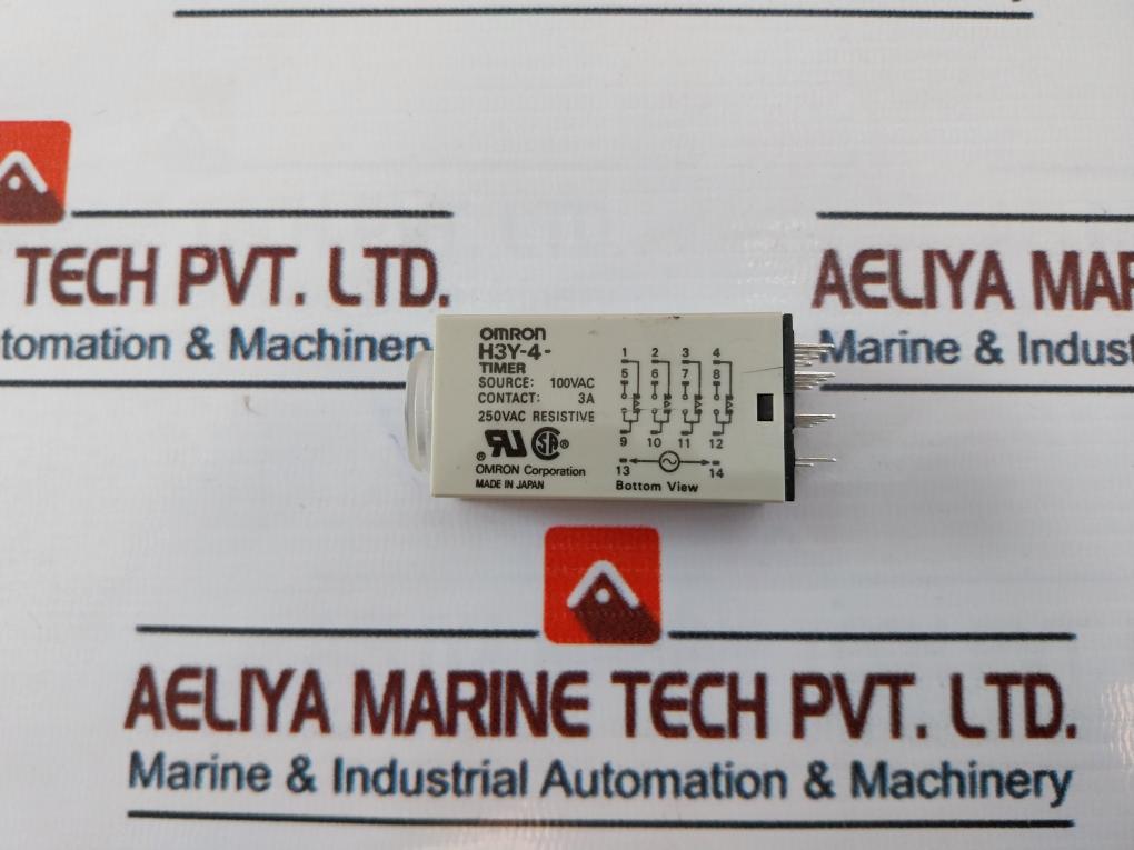 Omron H3Y-4 Timer With Base 0 – 5 Sec