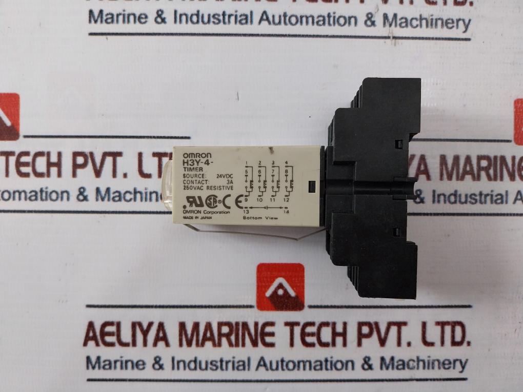 Omron H3Y-4 Timer With Base 24Vdc