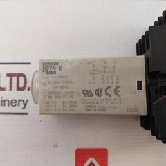 Omron H3Yn-2 Timer With Base 0.1S-10Min 50/60Hz