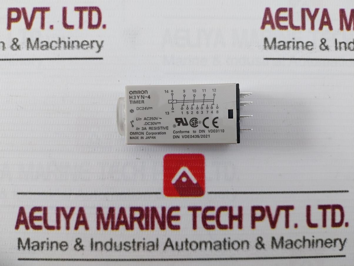 Omron H3Yn-4 Solid-state Timer Dc24V Vde0110 1S To 10M Pyf14A Y92H-3