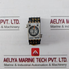 Omron H3Yn-4 Solid State Timer Relay With Socket Y92H-3 Pyf 14A Dc24V--- 3A 0-1.0