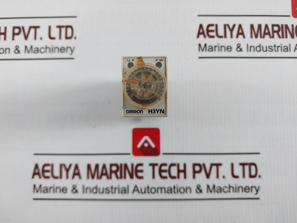 Omron H3Yn-4 Timer Ac100-120V 50/60Hz Ac250V, Dc30V 3A 1S-10M 0-1.0 09180N