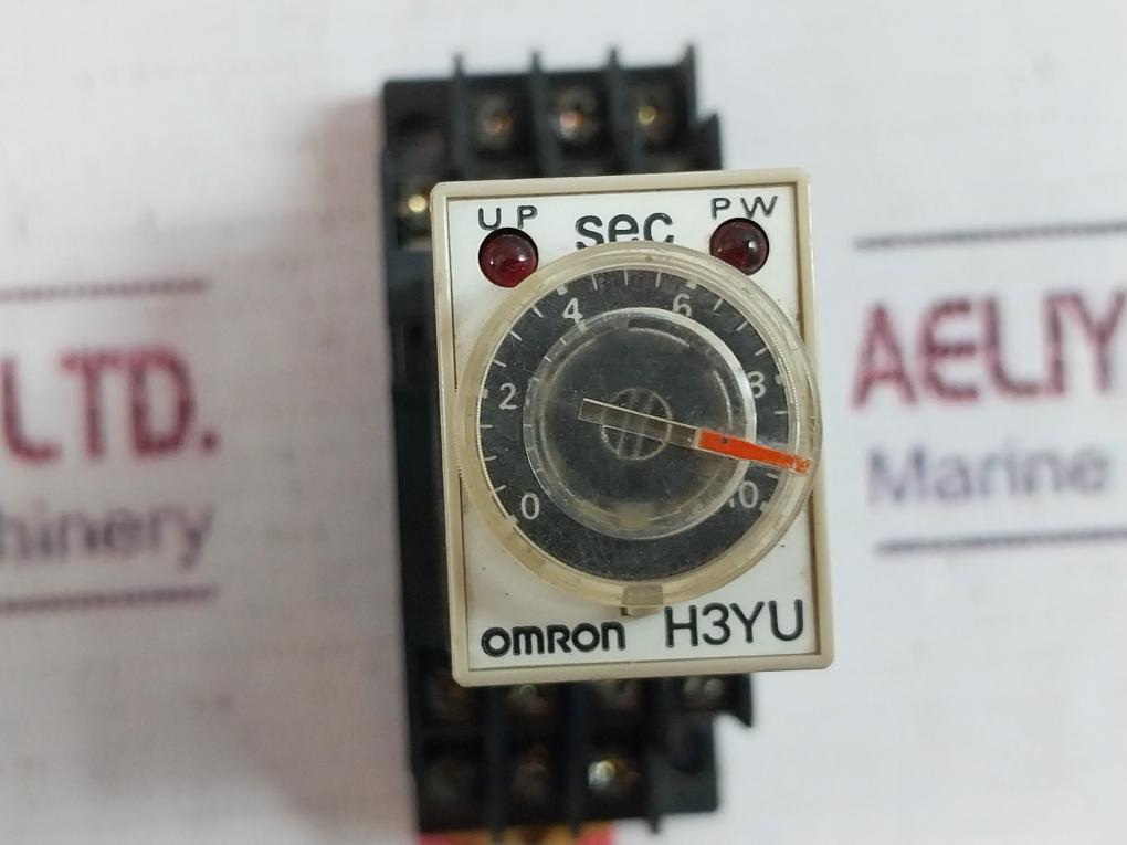 Omron H3Yu Timer With Base Pyf14A 0-10 Sec