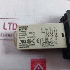 Omron H3Yu Timer With Base Pyf14A 0-10 Sec